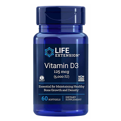 Vitamin D3 - 5000 IU, 60 capsules