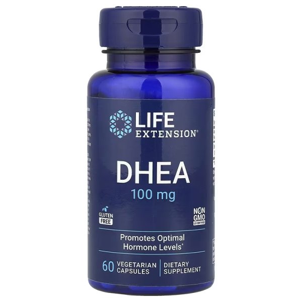 DHEA 100 mg, 60 capsules